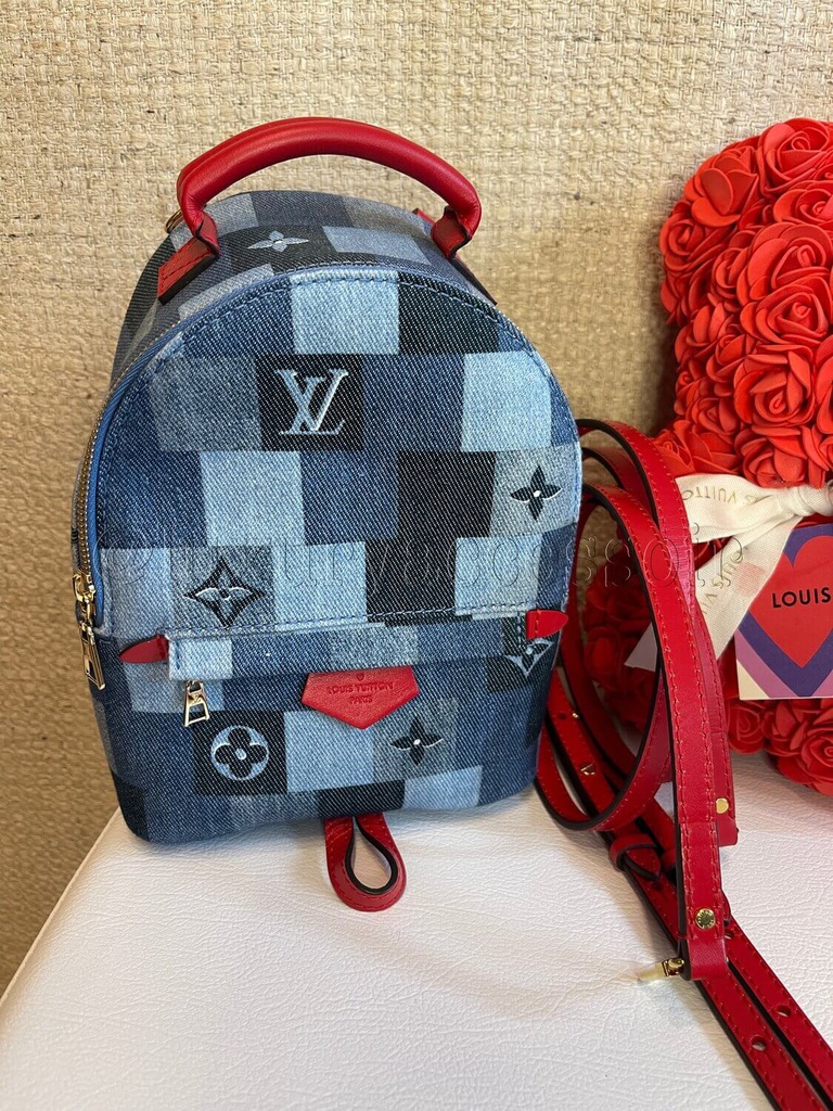 100 Original Louis Vuitton Palm Springs Mini Limited Edition Denim